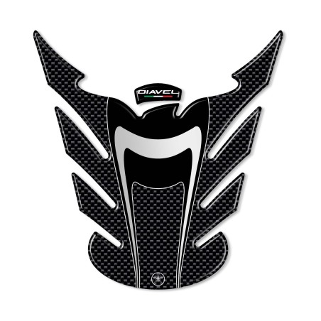 ADHESIVE 3D RESIN CARBON CARBON GEL SURFACE συμβατό για DUCATI DIAVEL MOTORBIKE