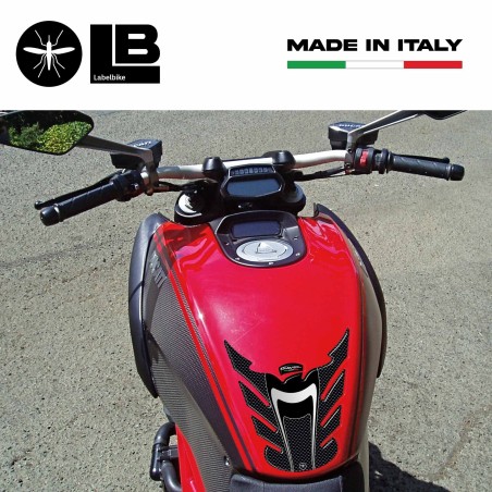 ADHESIVE 3D RESIN CARBON CARBON GEL SURFACE συμβατό για DUCATI DIAVEL MOTORBIKE