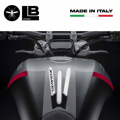 ADHESIVE 3D RESIN CARBON CARBON GEL SURFACE compatible for DUCATI XDIAVEL MOTORCYCLE 2