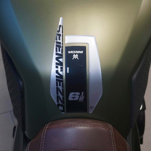 Protector de depósito 3D adhesivo compatible con Moto Morini SEIEMMEZZO SCR