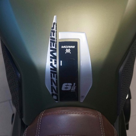 Protector de depósito 3D adhesivo compatible con Moto Morini SEIEMMEZZO SCR