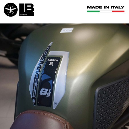Selbstklebender 3D-Tankschutz kompatibel mit Moto Morini SEIEMMEZZO SCR