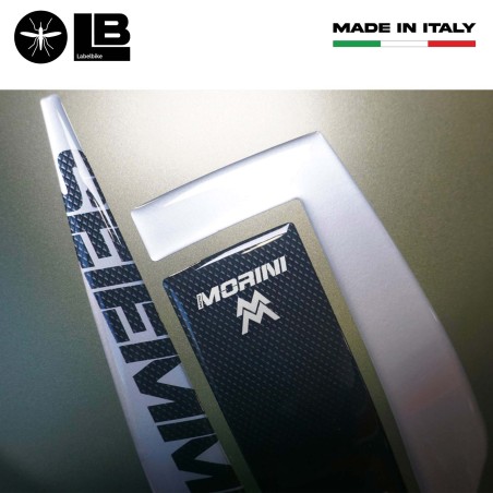 Protector de depósito 3D adhesivo compatible con Moto Morini SEIEMMEZZO SCR