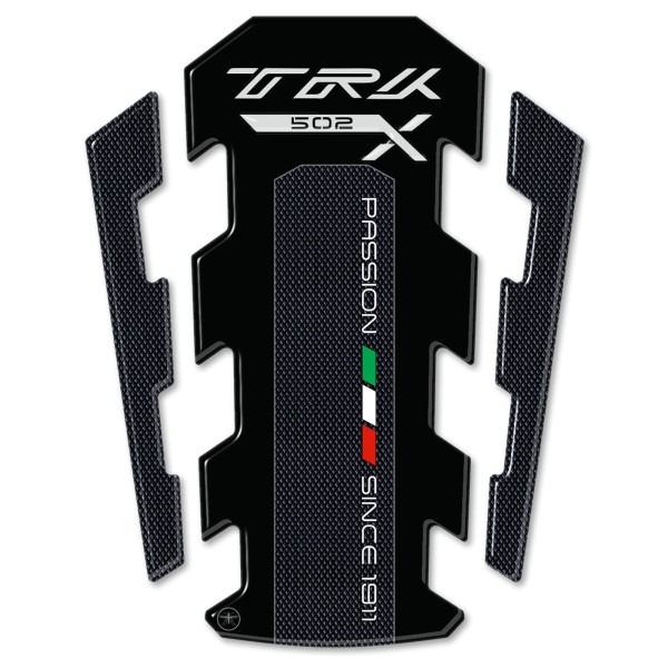 Protector depósito 3D adhesivo moto compatible Benelli TRK 502x - negro