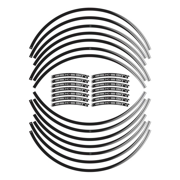 Klebestreifen-Kit für 17" Felgen passend für Suzuki GSXS 1000 GT