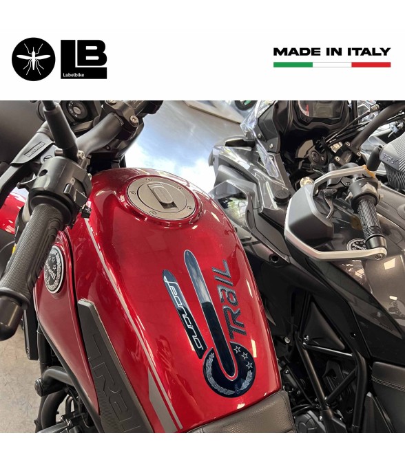 3D tank protector compatible with Benelli Leoncino 500 Trail