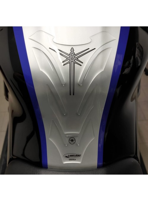 PARASERBATOIO ADESIVO gel trasparente 3D per SERBATOIO MOTO compatibile YAMAHA 