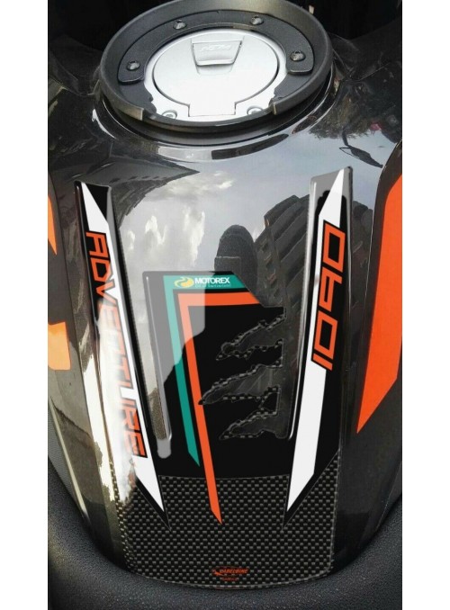 PARASERBATOIO ADESIVO in RESINA GEL 3D compatibile per MOTO KTM 1090 ADVENTURE 