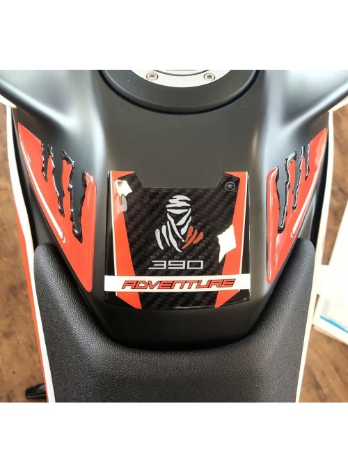 Paraserbatoio adesivo in resina gel 3D per moto compatibile KTM 390 adventure 