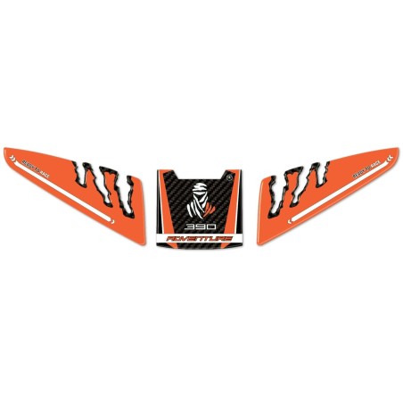 3D-Gelharz-Klebetankschutz für KTM 390 adventure kompatible Motorräder