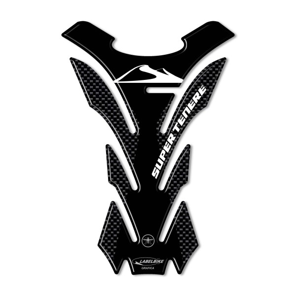 Protector de depósito adhesivo de resina 3D compatible con Yamaha Super Tenere