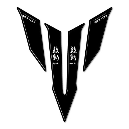 3D RESIN ADHESIVE TANK PARASTER συμβατό MOTORCYCLE YAMAHA MT-01 kodo
