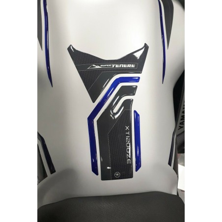 3D RESIN ADHESIVE TANK PARASTER συμβατό YAMAHA SUPER TENERE μπλε