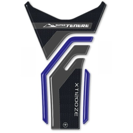 3D RESIN ADHESIVE TANK PARASTER συμβατό YAMAHA SUPER TENERE μπλε