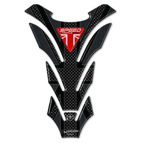 3D gel tank protector for Triumph Speed Triple 1200 union jack compatible bikes