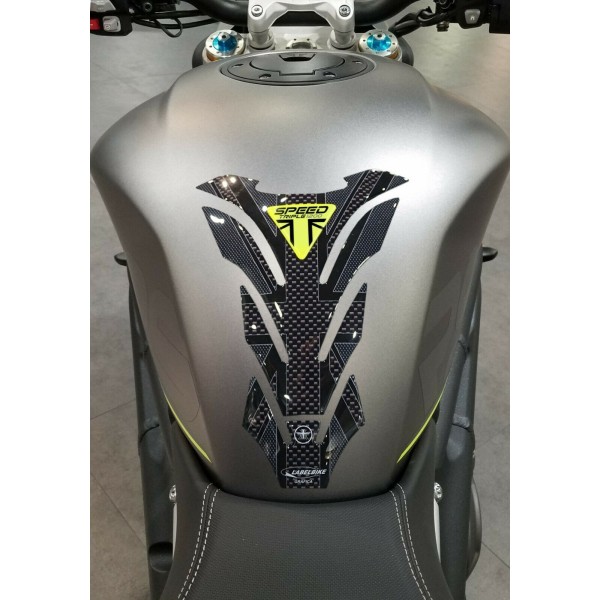 Protecteur de réservoir en gel 3D pour Triumph Speed Triple 1200 compatible avec union jack
