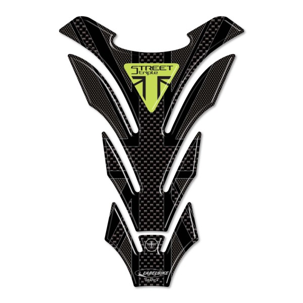 Protecteur de réservoir en gel 3D pour Triumph Street Triple compatible Union Jack