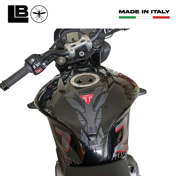 Protector de depósito de gel 3D para motos Triumph Street Triple compatibles con Union Jack