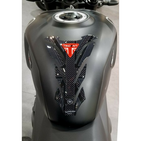 Protection de réservoir en résine 3D pour moto Triumph Trident 660 compatible union jack