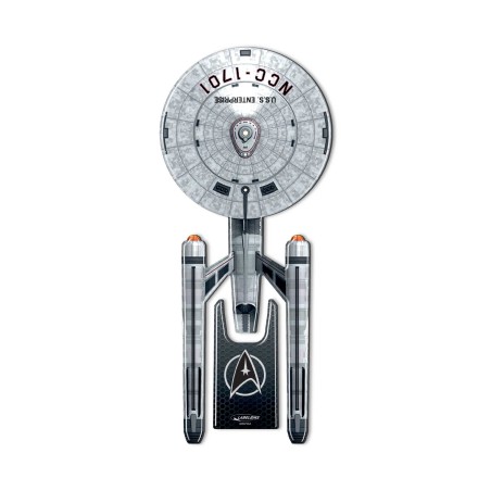 STAR TREK U.S.S. ENTERPRISE NCC NCC 1701 3D MOBILE ADHESIVE Προστατευτικό τοίχου ρητίνης