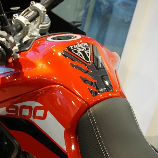 3D-Gelharz-Tankschutz für Triumph Tiger 900 GT und Rally-kompatible Motorräder