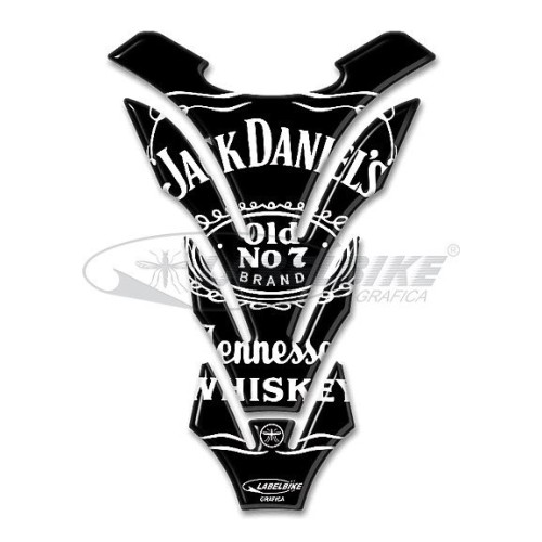 Jack Daniel's 3D RESIN KÖRPERWANDSCHUTZ SCHWARZ MOTORRAD