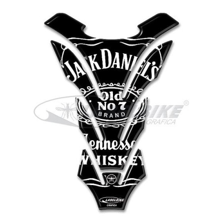 Jack Daniel's 3D RESIN BODYWALL PROTECTION BLACK MOTORCYCLE