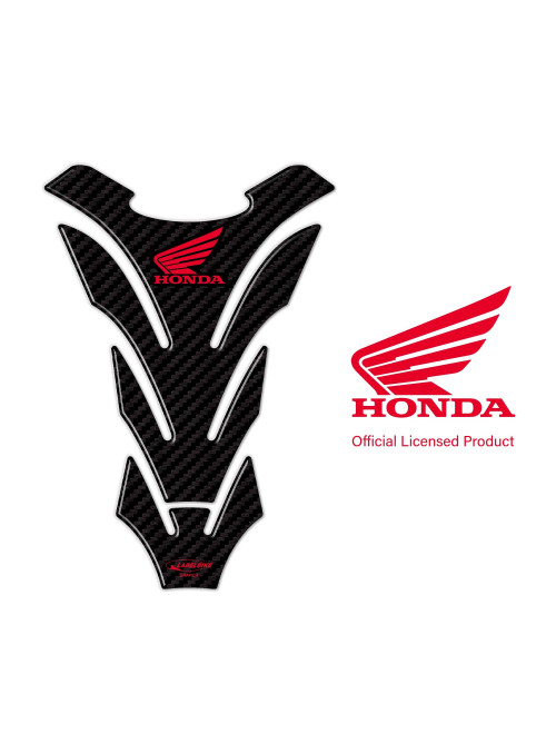 Tankschutz Offizielle Honda Lizenz 3D Harz Aufkleber Carbon rot Logo 2