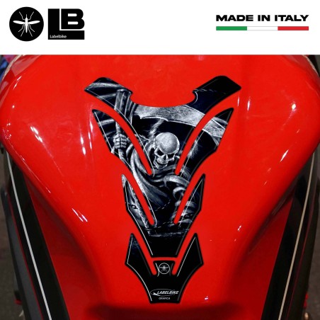 Pegatinas de resina 3D para tanques de motocicletas Death Horror Tank Stickers