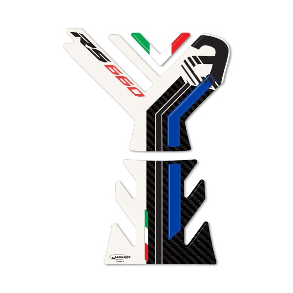 Αυτοκόλλητο 3D προστατευτικό ρεζερβουάρ μοτοσικλέτας συμβατό με Aprilia RS 660 Limited Edition
