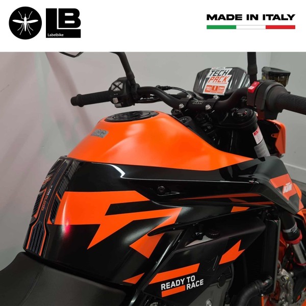 Gel adhesivo 3D protector de depósito de moto compatible con Ktm Duke 890 GP 2022 - 2023
