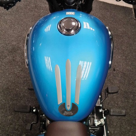 Royal Enfield συμβατό προστατευτικό δεξαμενής μοτοσυκλέτας με συγκολλητική ρητίνη 3D gel