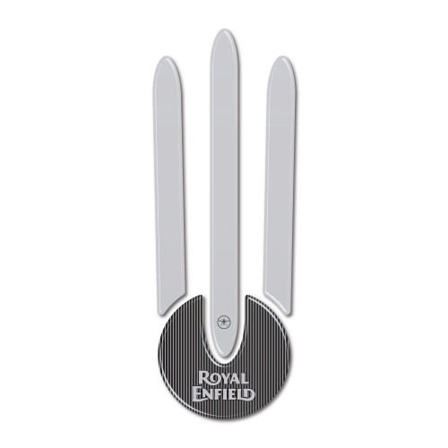 Protector de depósito de moto de resina de gel 3D compatible con Royal Enfield 2