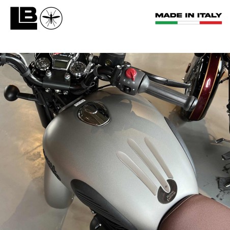 Royal Enfield συμβατό προστατευτικό δεξαμενής μοτοσυκλέτας με συγκολλητική ρητίνη 3D gel