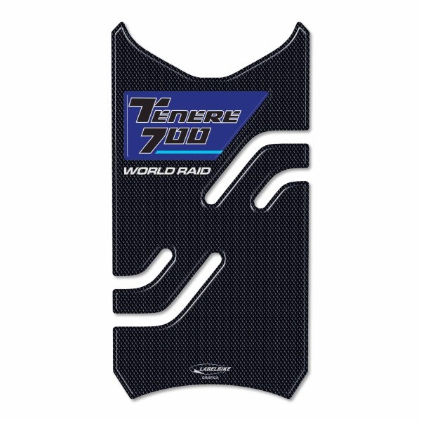 Protector de depósito de moto Pegatina de gel de resina 3D compatible con Yamaha Tenere 700 2023