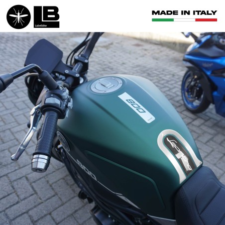Protection de réservoir en résine gel 3D compatible avec Benelli Leoncino 800