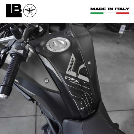 Protège réservoir résine gel 3D protection moto compatible avec Benelli TRK 702