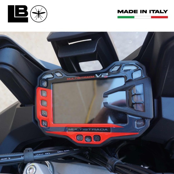 Motorbike dashboard display sticker protection compatible with Ducati Multistrada V2s