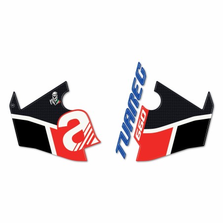Motorrad Windschutzscheibe 3D Aufkleber kompatibel mit Aprilia Tuareg 660 Podium