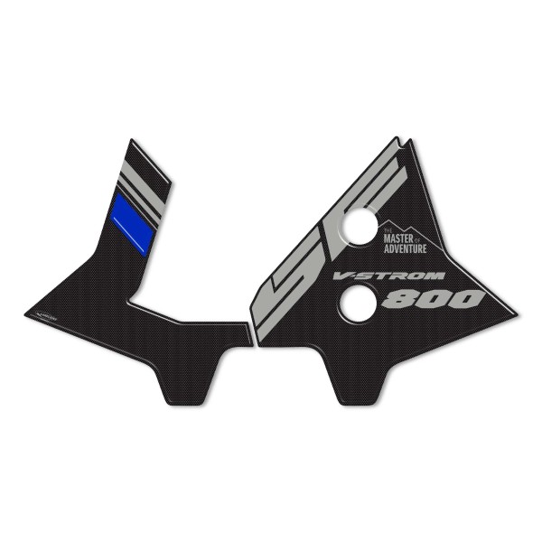 Motorbike windshield protector 3D Gel sticker compatible with Suzuki V-Strom 800SE