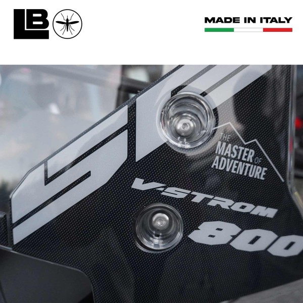 Protection de pare-brise moto 3D Gel autocollant compatible avec Suzuki V-Strom 800SE