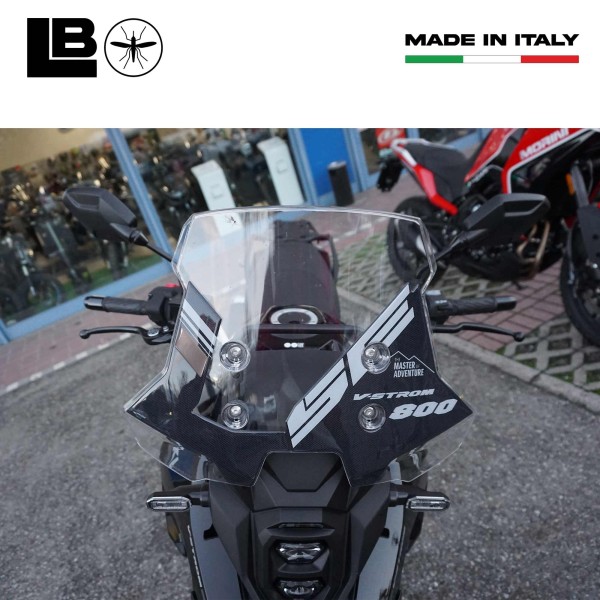 Protector parabrisas moto 3D Gel adhesivo compatible con Suzuki V-Strom 800SE