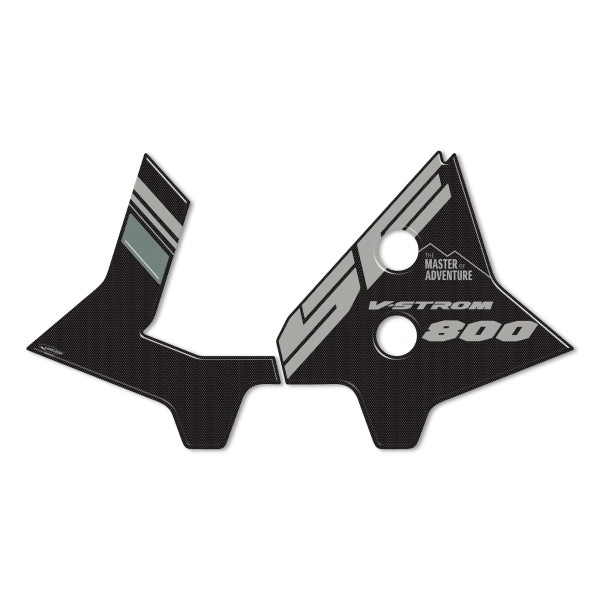 Protection de pare-brise moto 3D Gel autocollant compatible avec Suzuki V-Strom 800SE