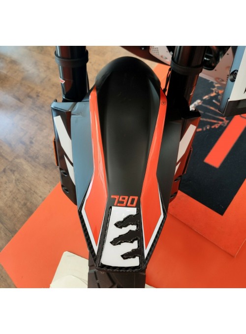 PROTEZIONE PARAFANGO ANTERIORE adesivi 3D per MOTO compatibili KTM 790 ADVENTURE