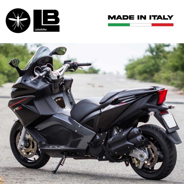 Protecteur de marchepied central en résine gel 3D compatible avec Aprilia SRV 850