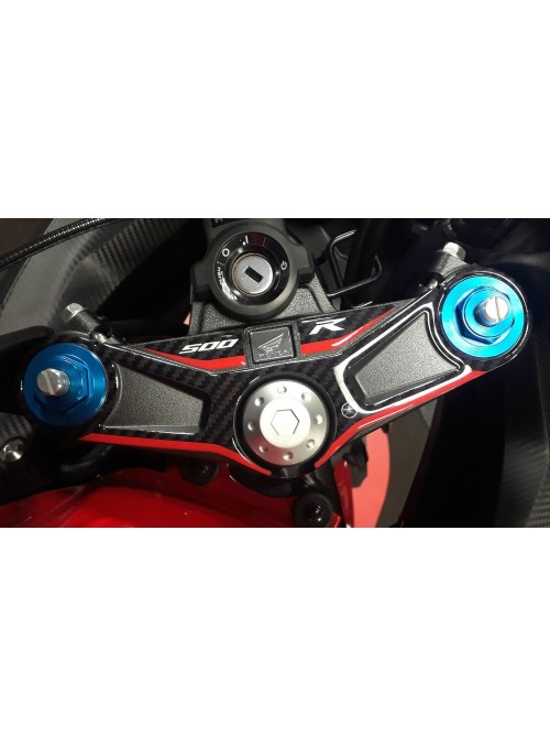 PROTEZIONE PIASTRA FORCELLA STERZO per MOTO CBR500R compatibile HONDA CBR 500 R 2019-2021