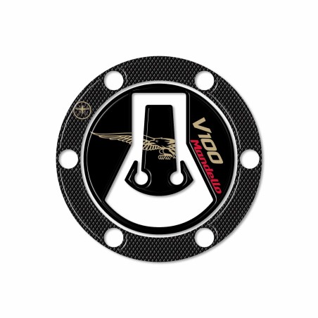 Couvercle de réservoir compatible avec Moto Guzzi V100 Mandello 2022 - 2025