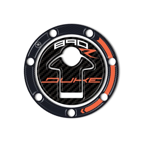 Protector del tapón del depósito de resina 3D gel para motos compatibles KTM 890 DUKE R 2