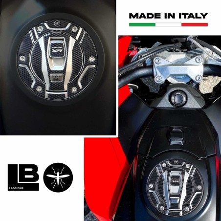 Protecteur de bouchon de réservoir sans clé en gel 3D pour moto BMW S1000XR XR compatible