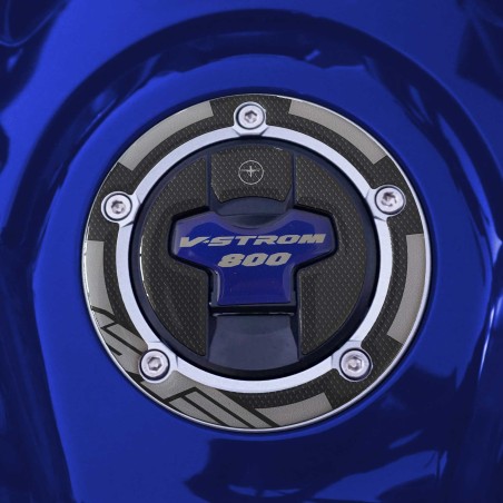 Tank cap protector motorbike 3D sticker compatible with Suzuki V-Strom 800SE